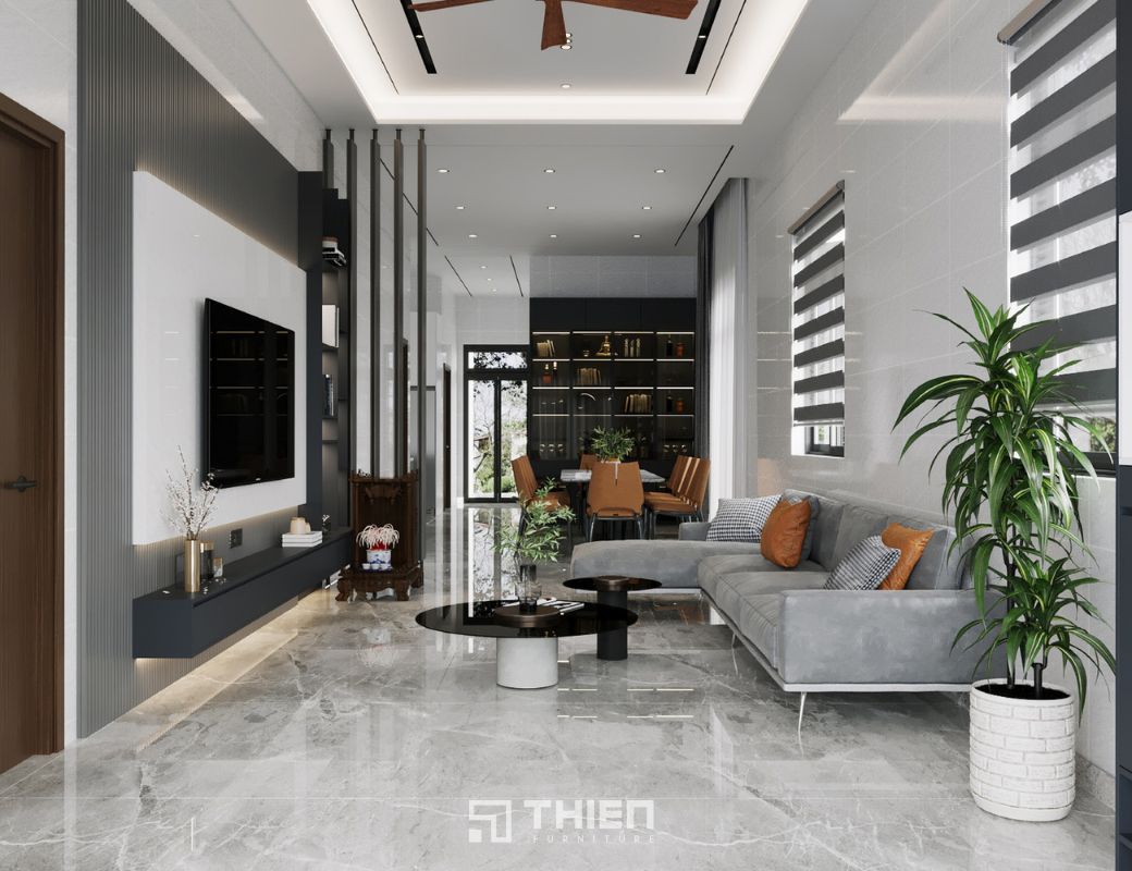 Mẫu Nhà Phố Nội Thất Thời Thượng